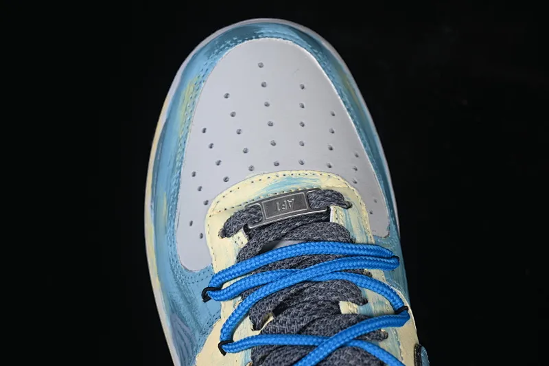 All categories Nk Air Force 1 Air Force series Nk Air Force 1 Low Air Force low-top Nike Air Force 1'07 Low "Mist Blue Hero" Hand-painted graffiti Mist Blue Hero Air Force 1 low-top casual sneakers ZG0088-228